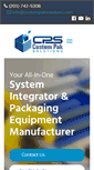 Mobile Screenshot of custompaksolutions.com